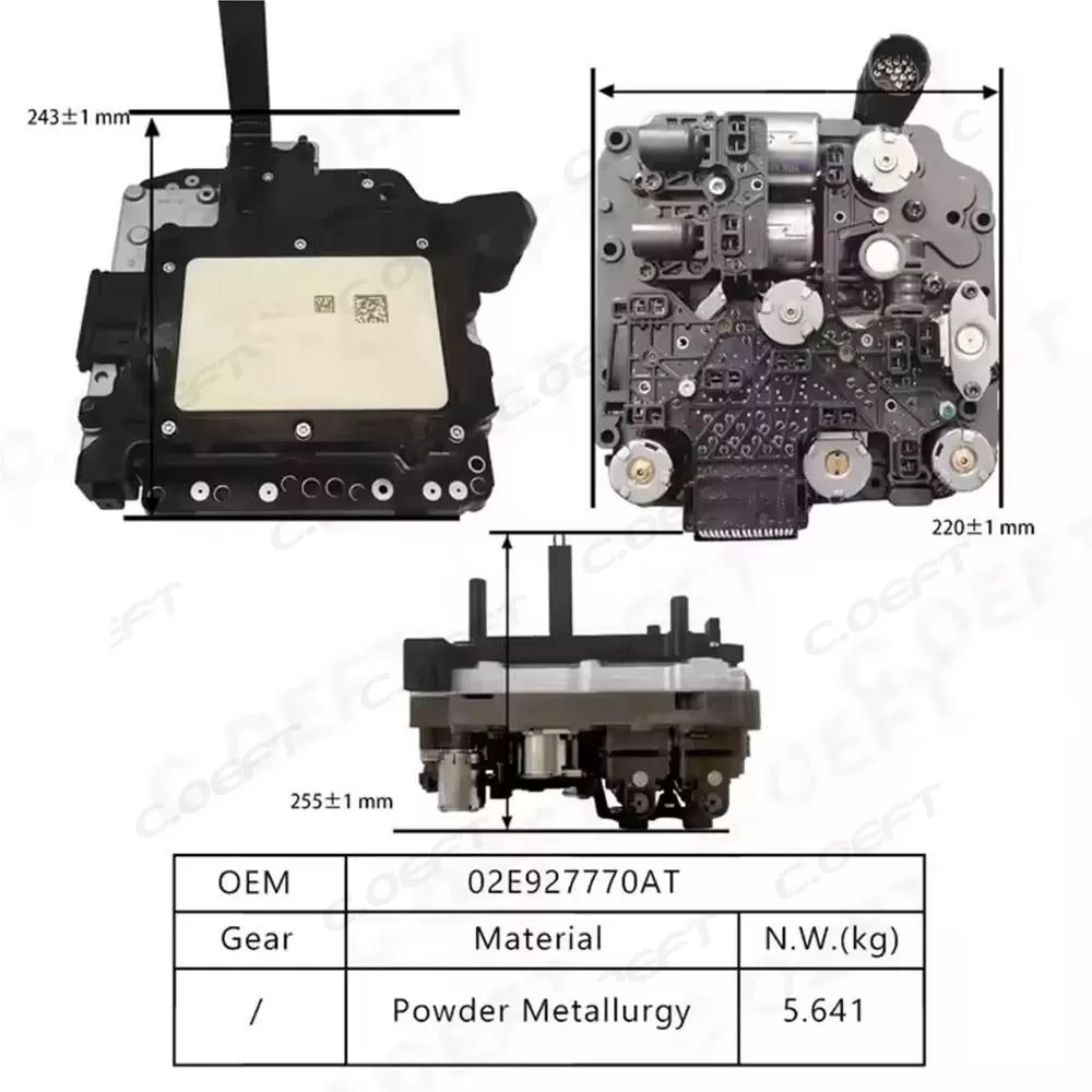 Remanufactured High Quality Transmission Control Unit 02E927770AT for Volkswagen Audi 02E