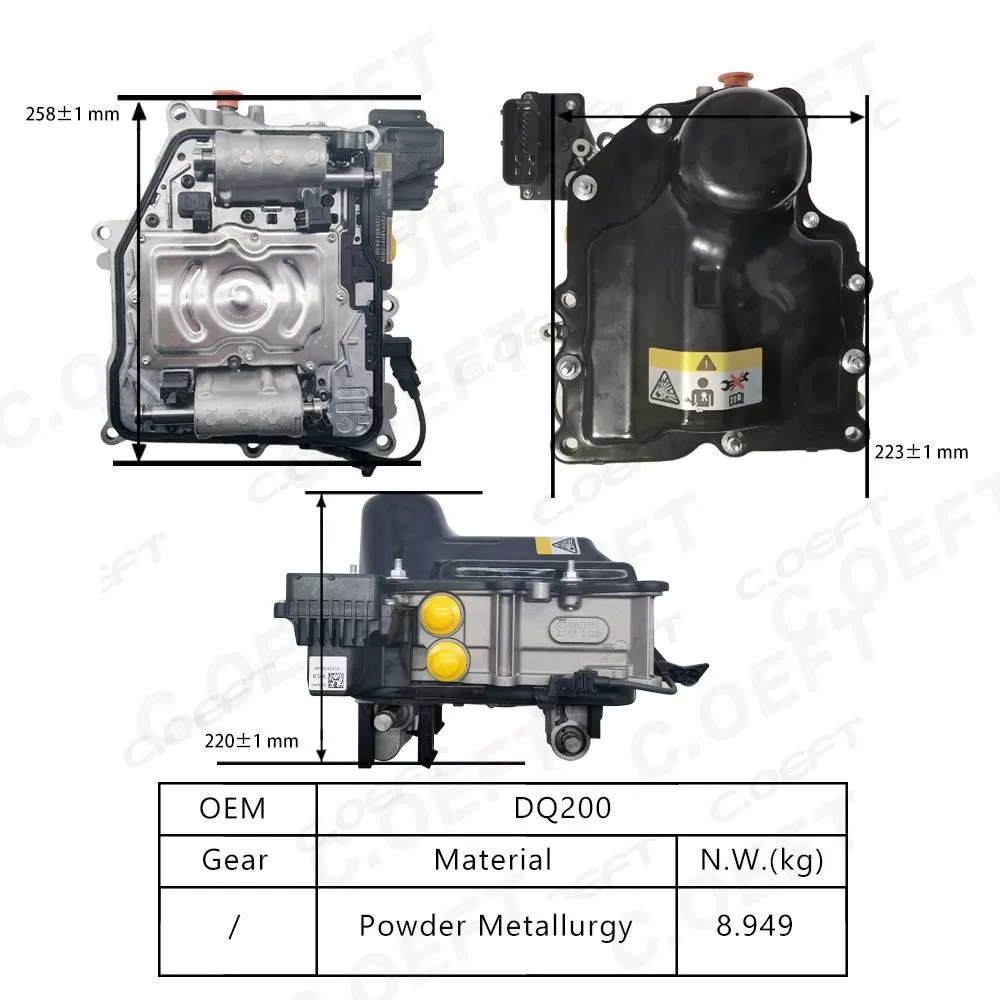 New Original Auto Parts Gearbox 7-Speed Transmission Mechatronic With TCU Suit DQ200 for Volkswagen Audi