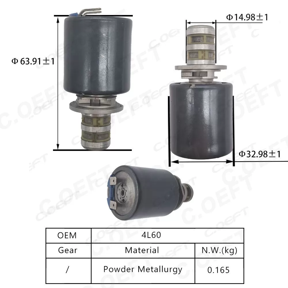 Remanufactured Aftermarket Transmission Gearbox Parts Transmission Parts Automatic Transmission Solenoid 4L60 for Chevrolet