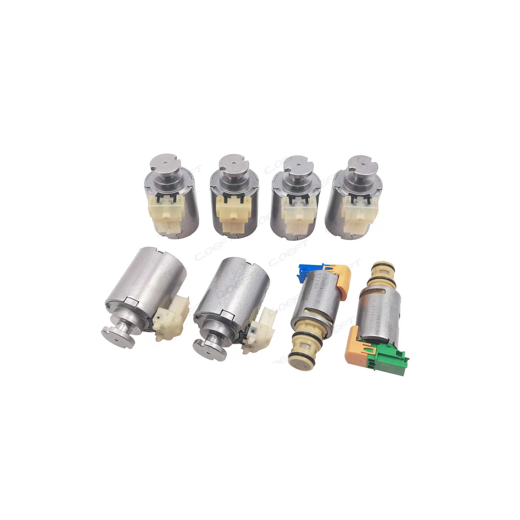 New Auto Parts Transmission Solenoid Set 8PCS/SET 10R80 10R60 for Ford Raptor F150 Mustang 2.3