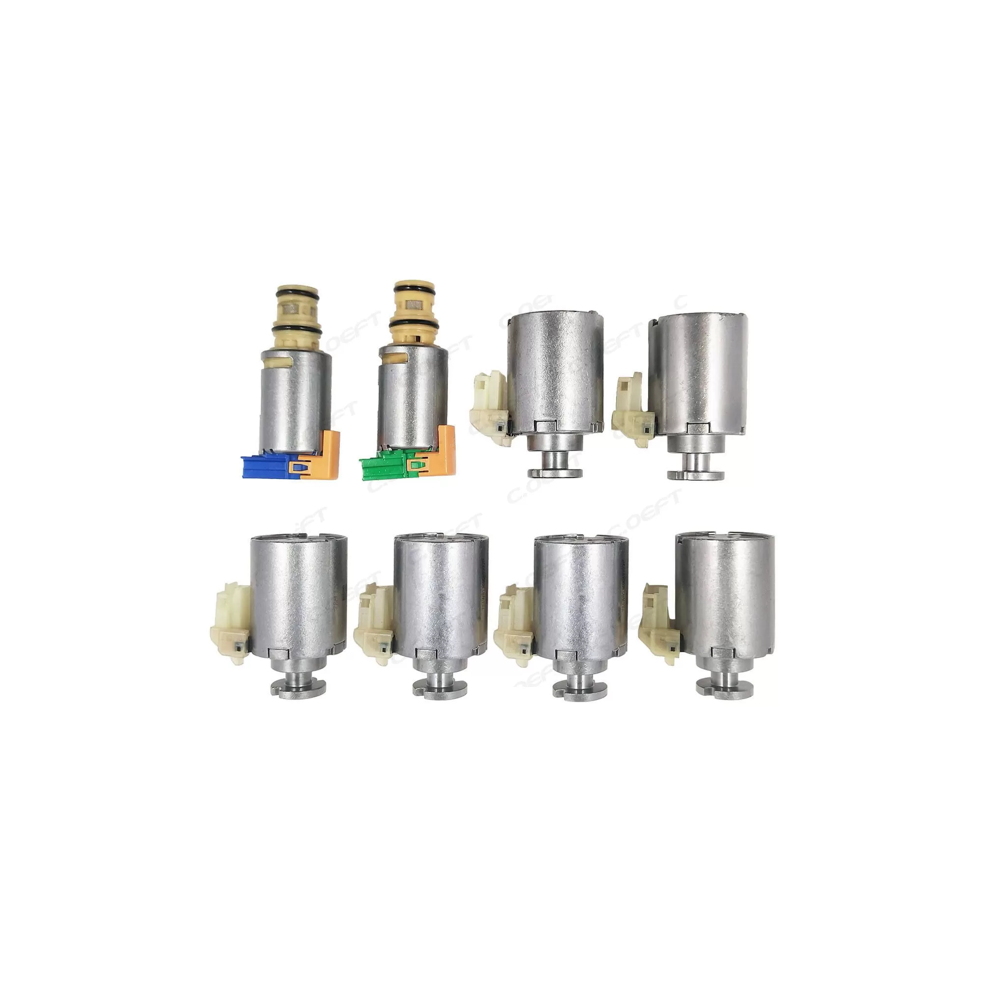 New Auto Parts Transmission Solenoid Set 8PCS/SET 10R80 10R60 for Ford Raptor F150 Mustang 2.3