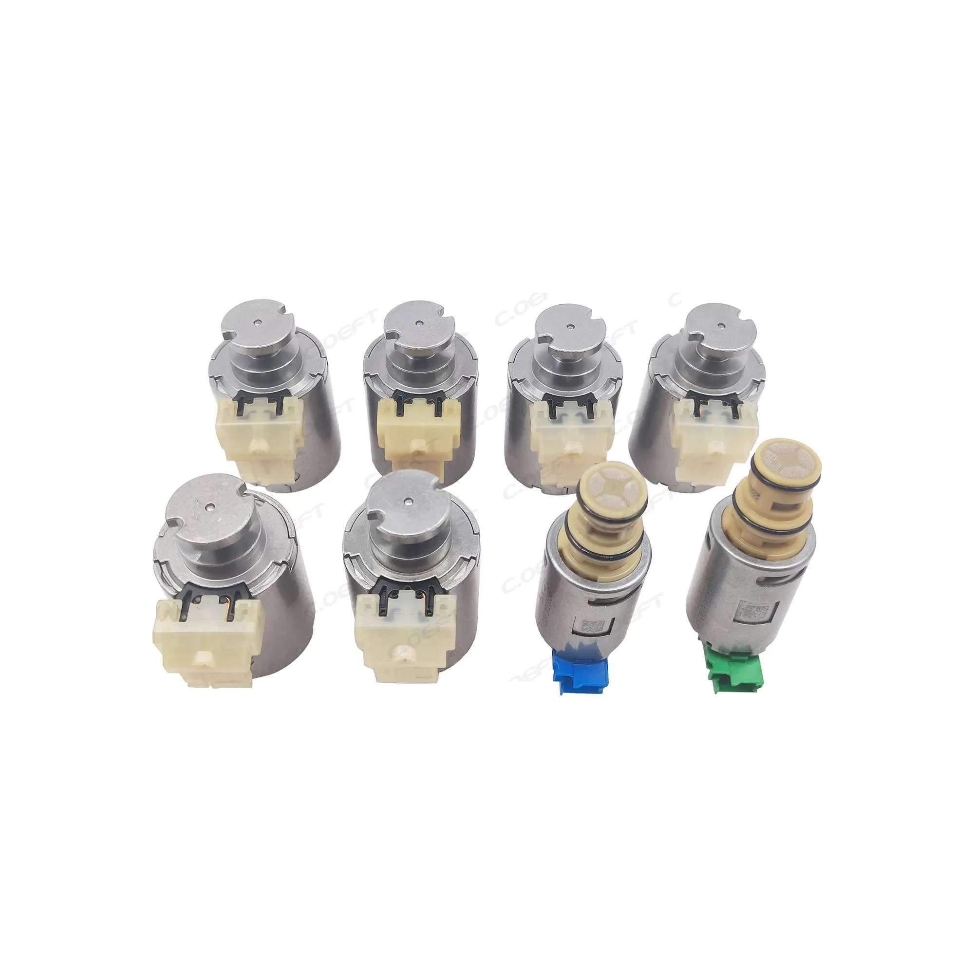 New Auto Parts Transmission Solenoid Set 8PCS/SET 10R80 10R60 for Ford Raptor F150 Mustang 2.3