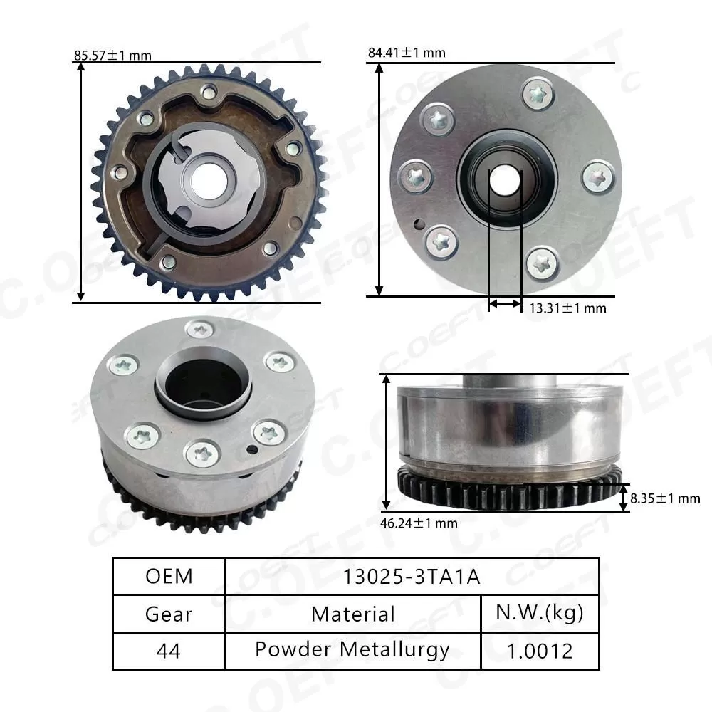 For Nissan QR25  VVT Timing Gear 13025-3TA1A 13025-3TA0A