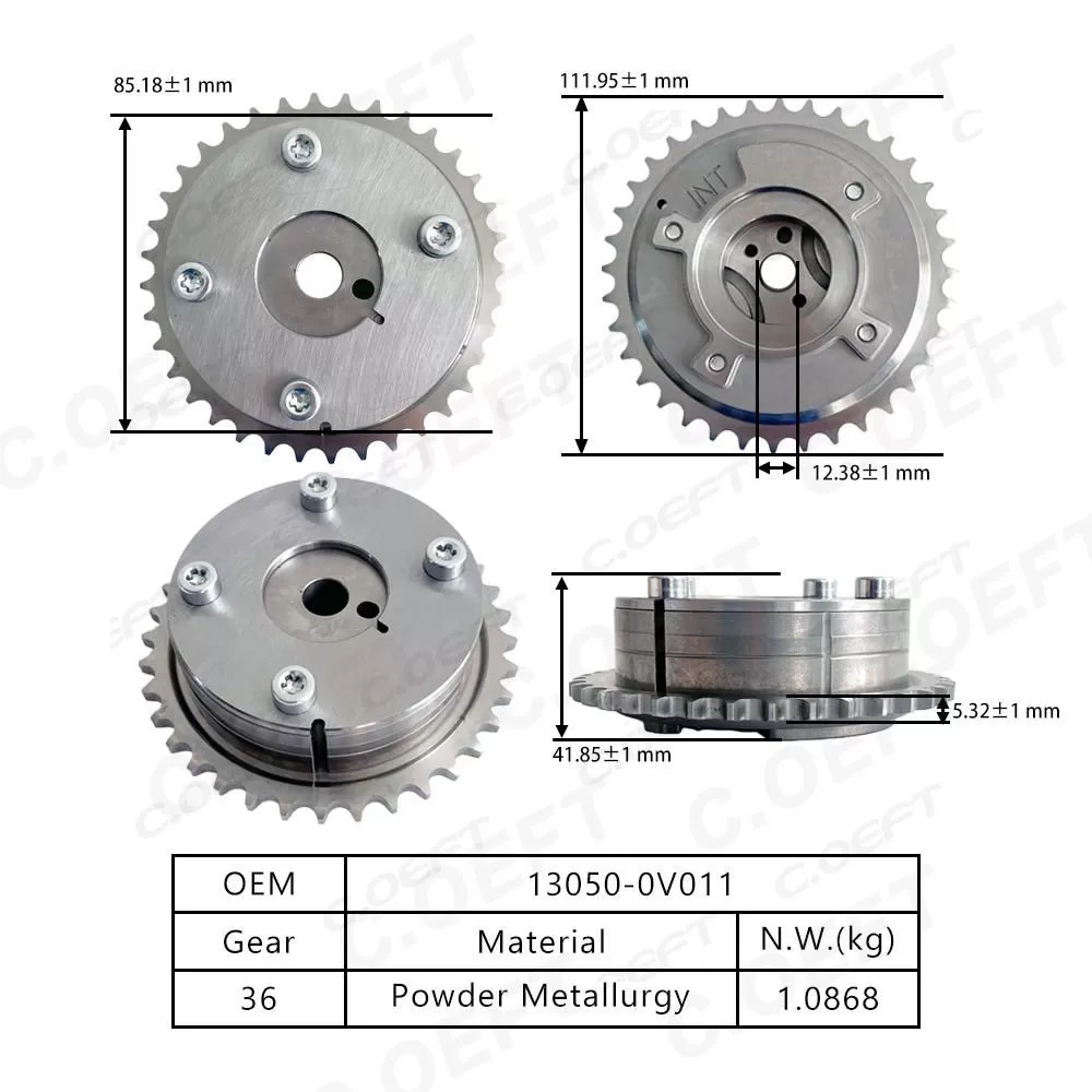 For Toyota Highlander 1AR 2AR 2.7 VVT Timing Gear (Intake)13050-36011 13050-0V011