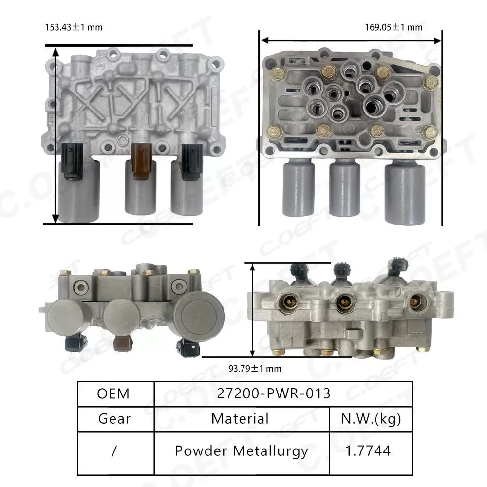 Refabricated Factory Wholesale Transmission Solenoid Valve 27200-PWR-013 for Honda
