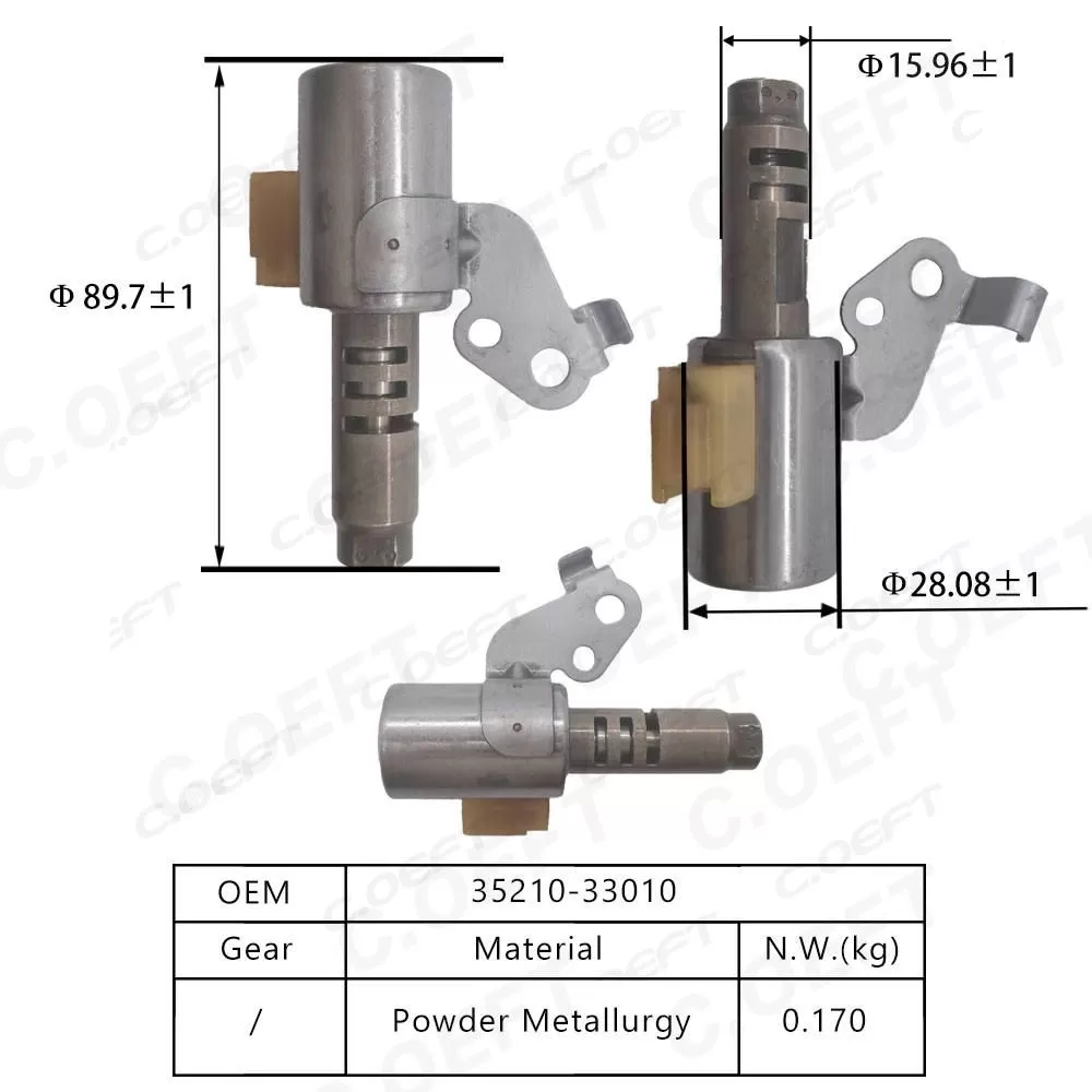 Refabricated Aftermarket Transmission Shift Solenoid Transmission Gearbox Parts 35210-33010 for Toyota Lexus