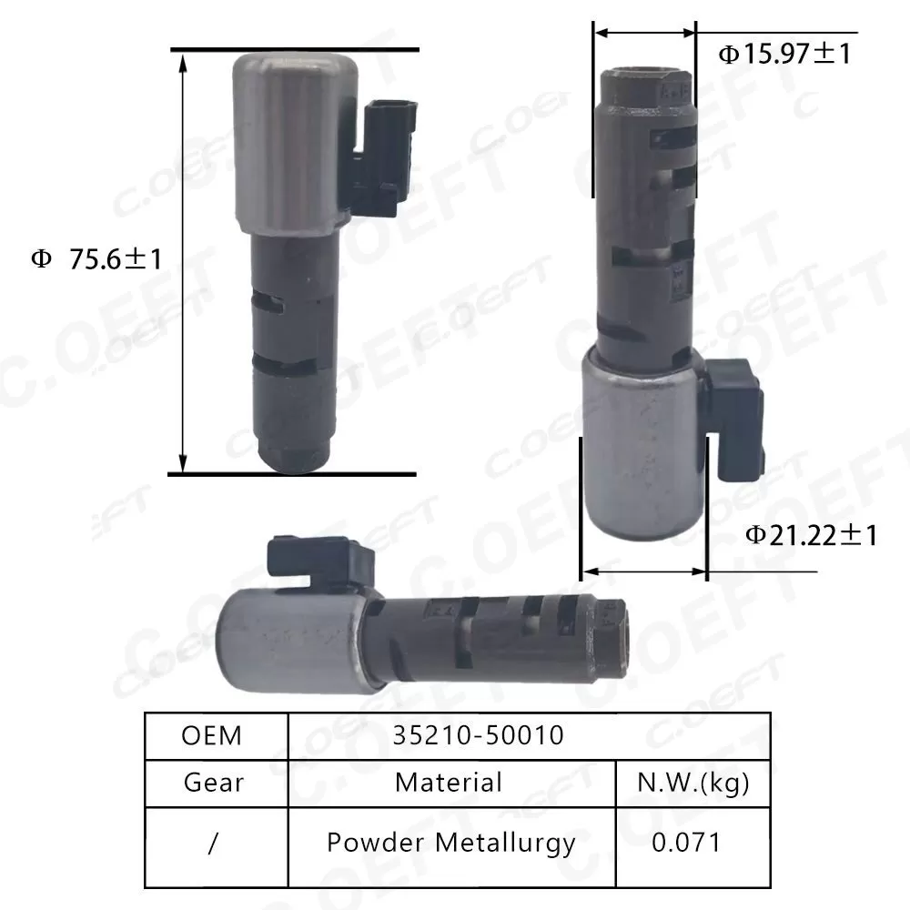 Rebuild Factory Wholesale Solenoid Valve Transmission Valve Body Solenoid Fits 35210-50010 for Toyota Lexus