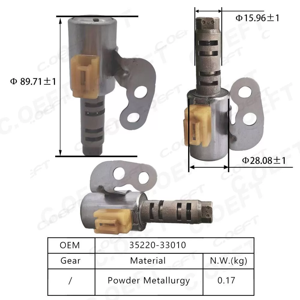 Refabrication Automatic Transmission Valve Automatic Transmission Solenoid 35220-33010 for Toyota Lexus
