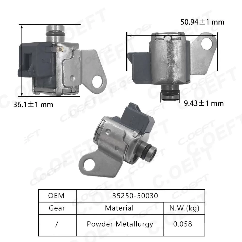Refabricated High Quality Transmission Solenoid Valve Transmission Valve 35250-50030 for Toyota