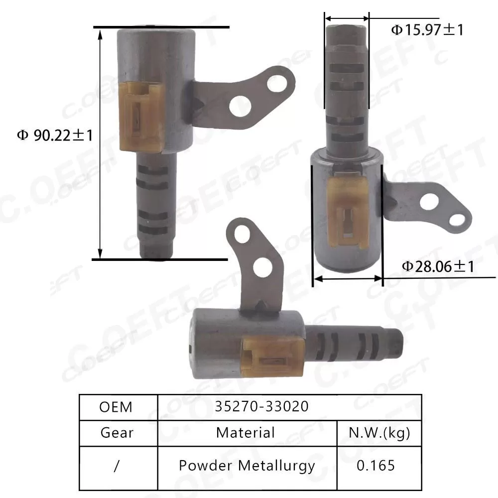 Remanufactured Automatic Transmission Gearbox Parts Solenoid Valve 35270-33020 for Toyota Lexus