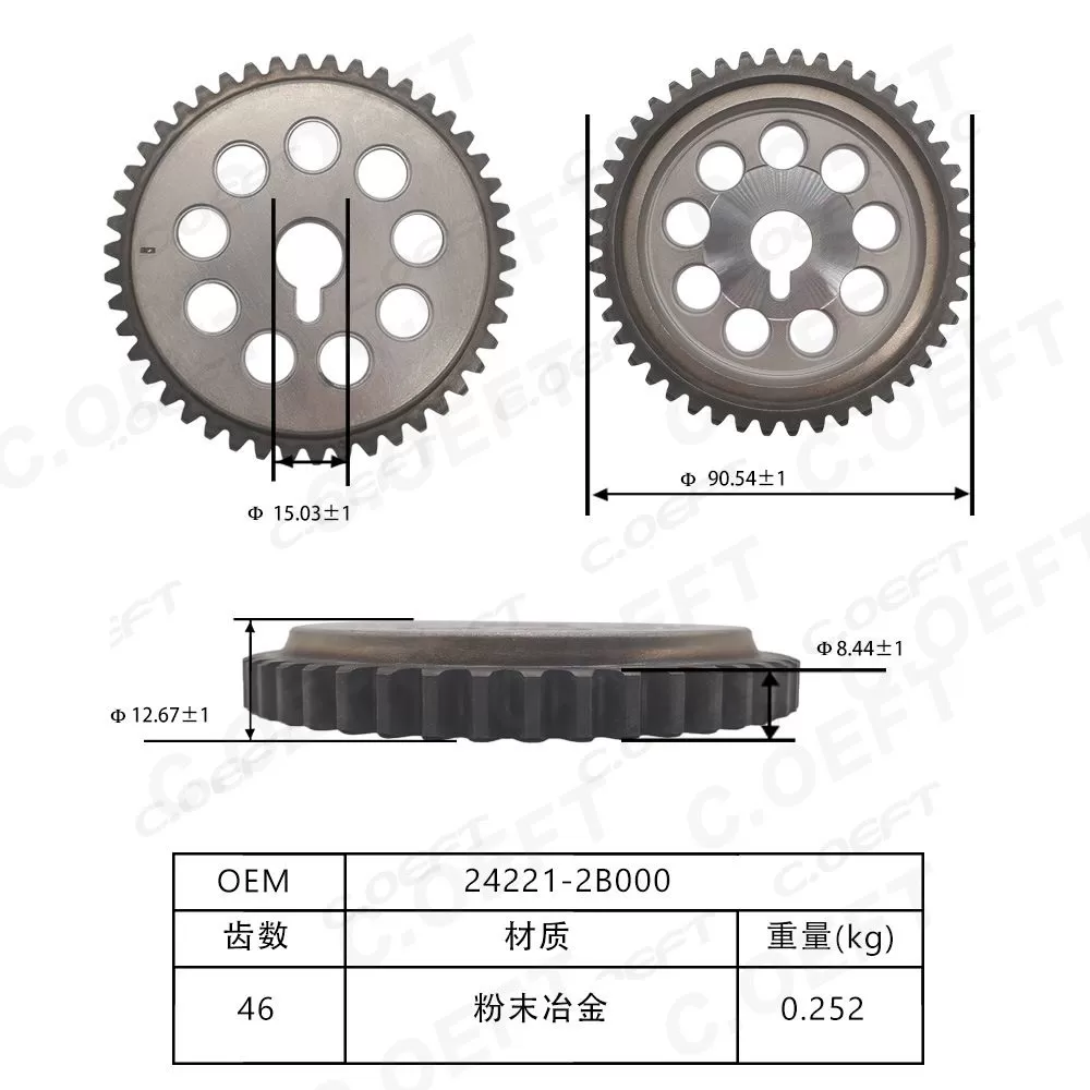 For Korean Timing Chain Kit 24221-2B000