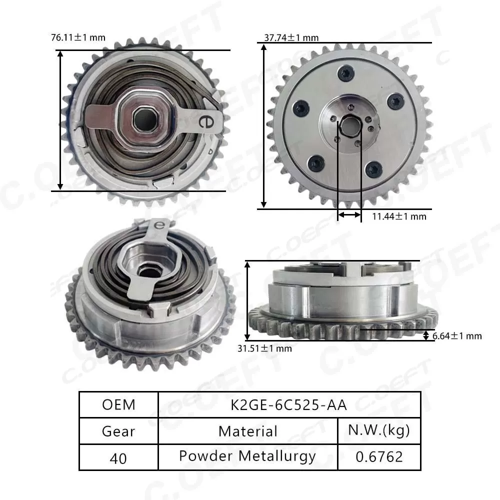 For Ford 2.0T/2.3T VVT Timing Gear  (exhaust) K2GE-6C525-AA