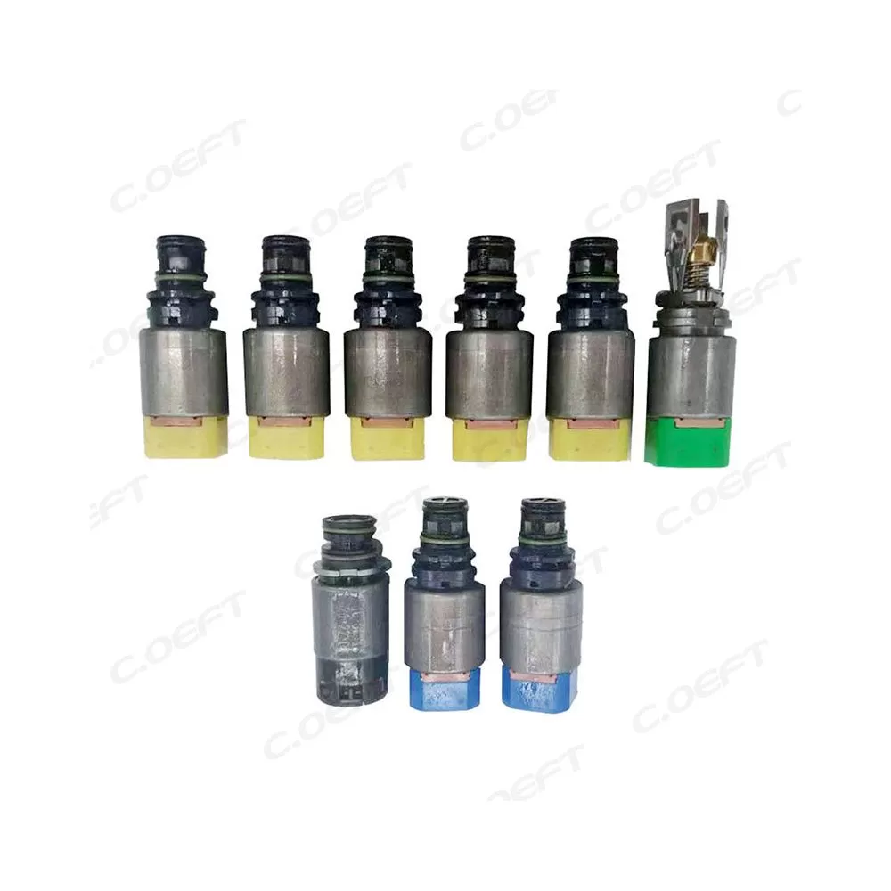 Remanufactured High Quality Transmission Solenoid Set Gearbox Valve Kit 8HP65 9PCS/SET for BMW