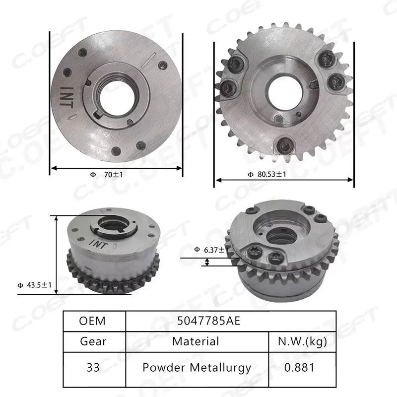 For Chrysler Camshaft Adjustment Unit  5047785AE