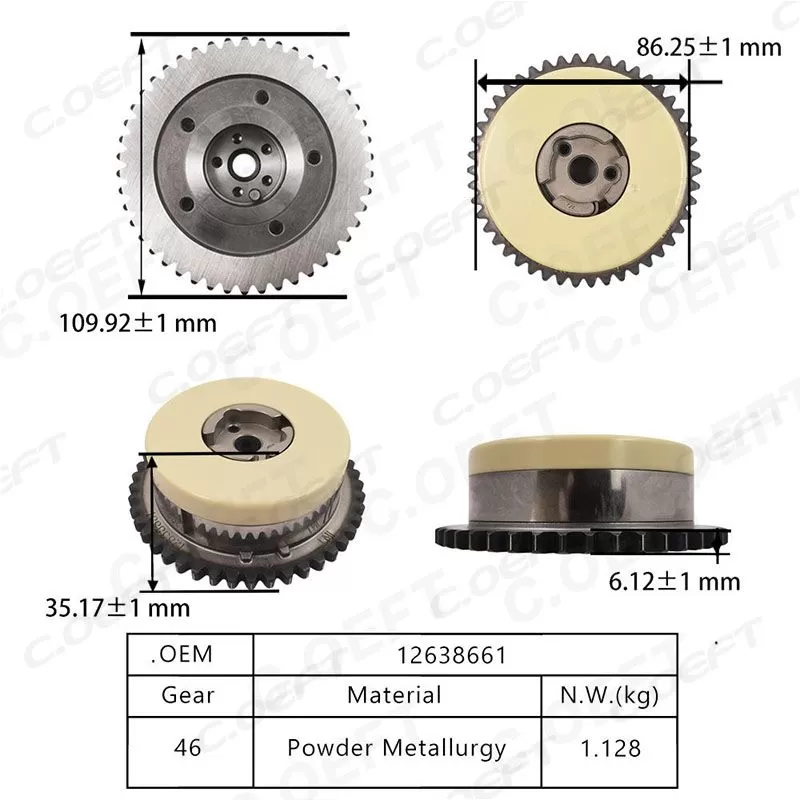 For Buick LTG LSY LFV  LKN  1.5 1.8 2.0 VVT Timing Gear 12638661