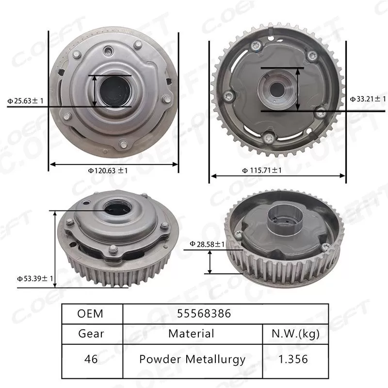 For Buick Lang Chevrolet Cruze Adjustable Timing Gear 55568386