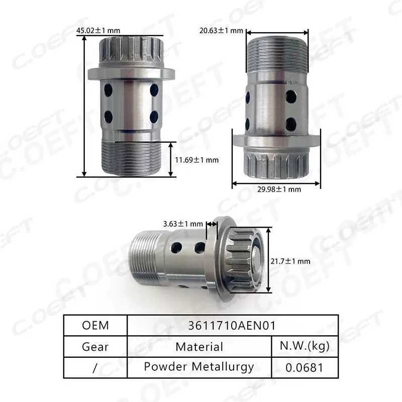 New Factory Wholesale for BMW Engine Parts-11368696446 Center Screw Oil Control Valve