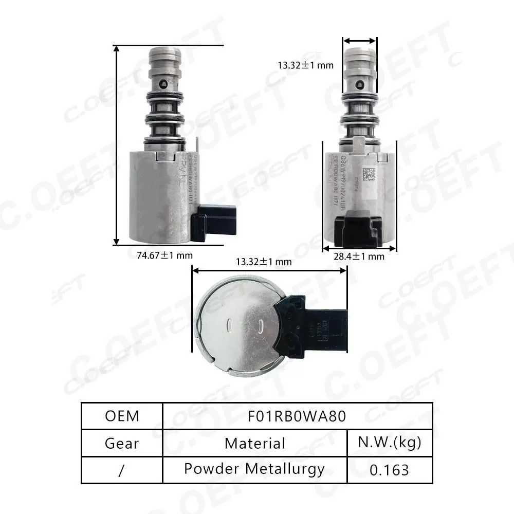 For Geely Xingyue  Transmission Solenoid Valve 7DCT380