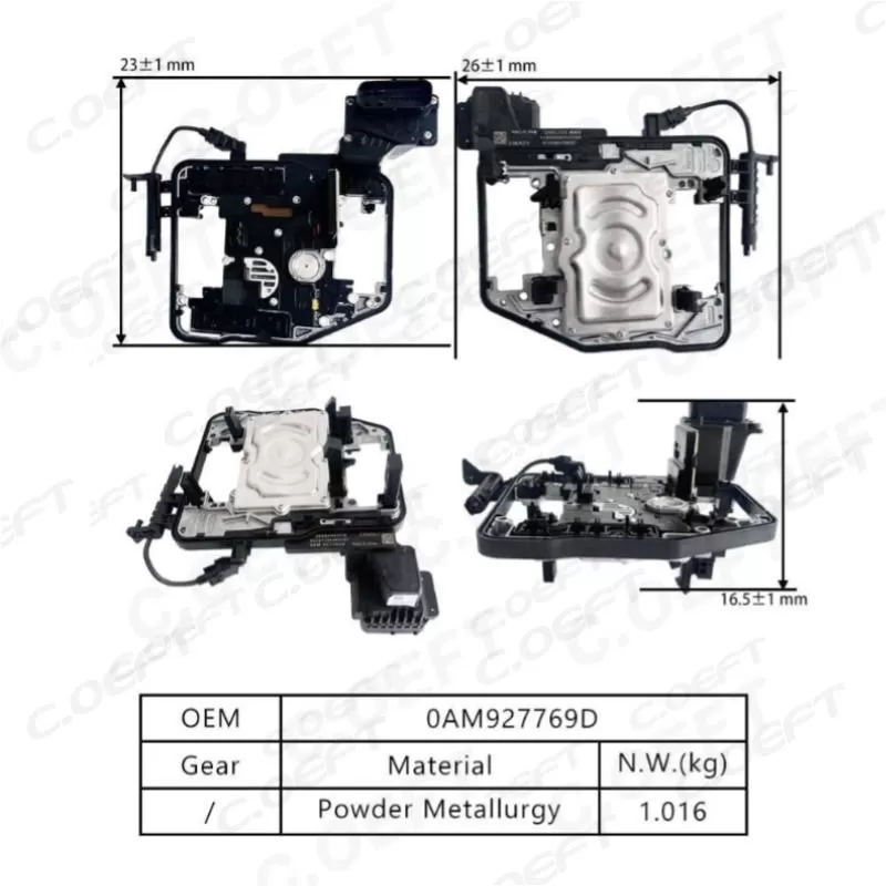 High Quality New Transmission Control Unit (TCU TCM) 0AM927769D for Volkswagen Audi Direct Replacement for Refabricated Units