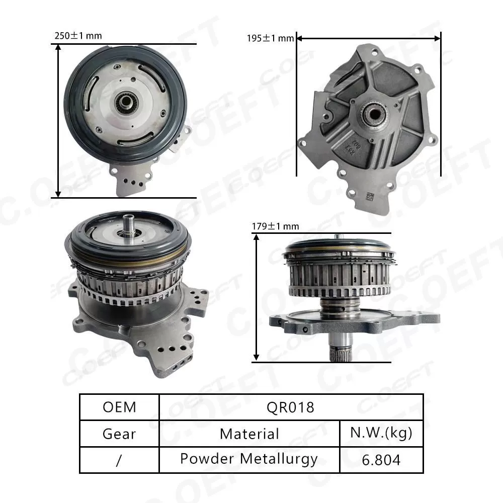Refabricated Auto Parts Transmission Internal Parts QR018 for Chery 018