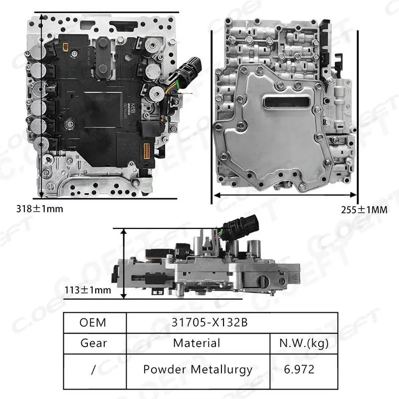 Remanufactured High Quality Transmission Valve Body 31705X132B 31705-X132B for Infiniti Q50
