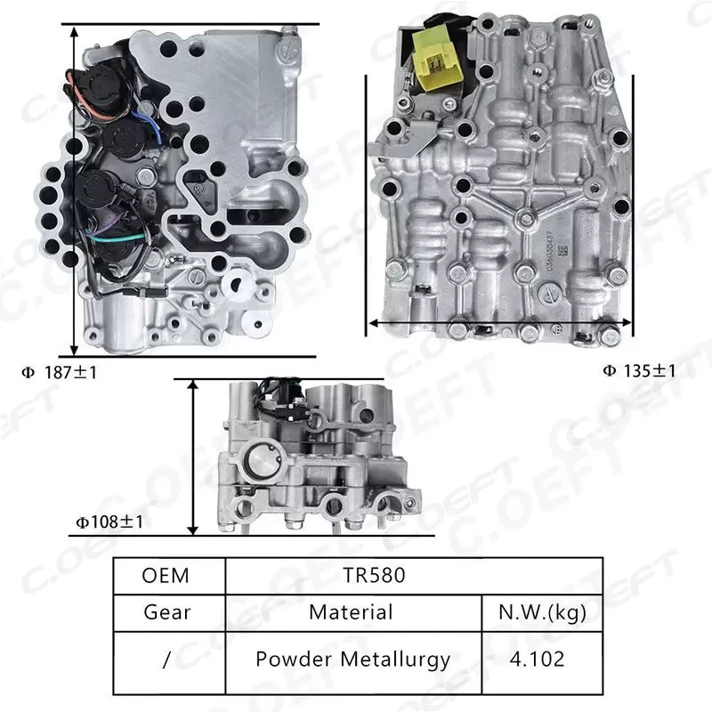 Remanufactured High Quality Transmission Valve Body 31825AA050 TR580(Without Start Stop Function) for Subaru