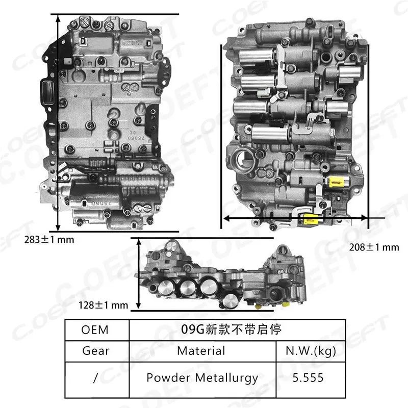 Refabrication Factory Wholesale Transmission Valve Body Assembly Without Start Stop Function 09G for Volkswagen