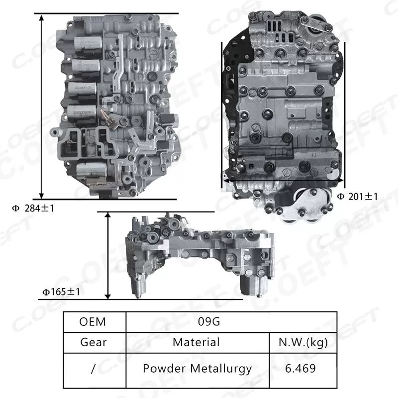 Remanufactured High Quality Transmission Valve Body 09G TF-60SN for Audi