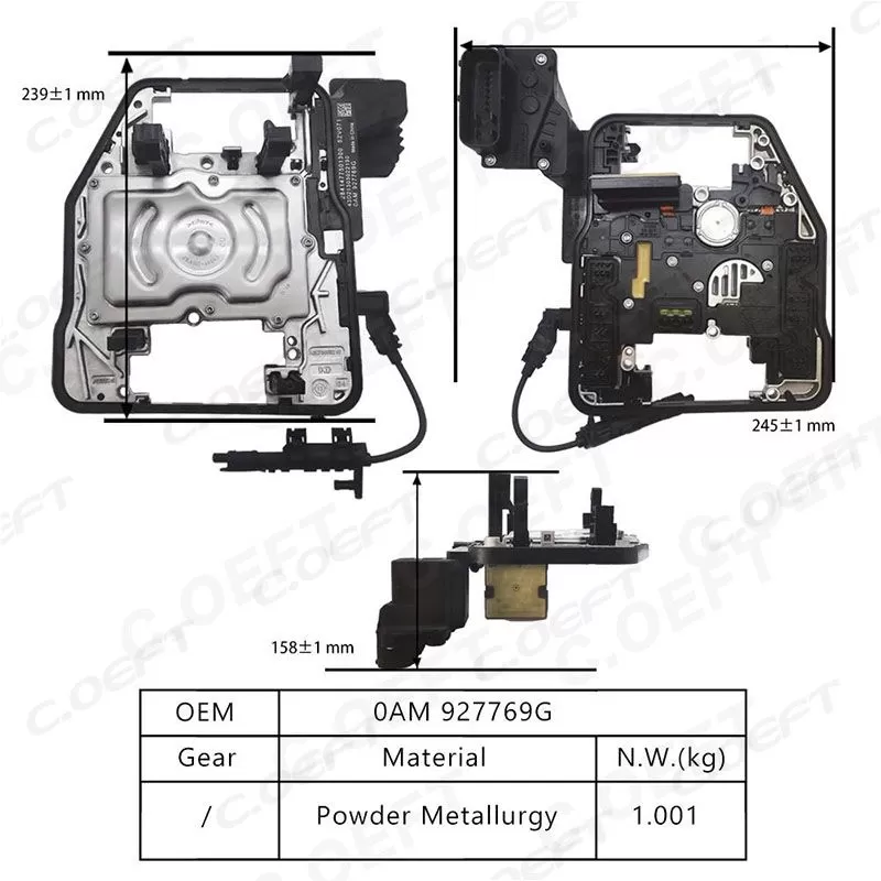 Remanufactured Transmission Control Unit TCU TCM 0AM 927769G for Volkswagen Audi