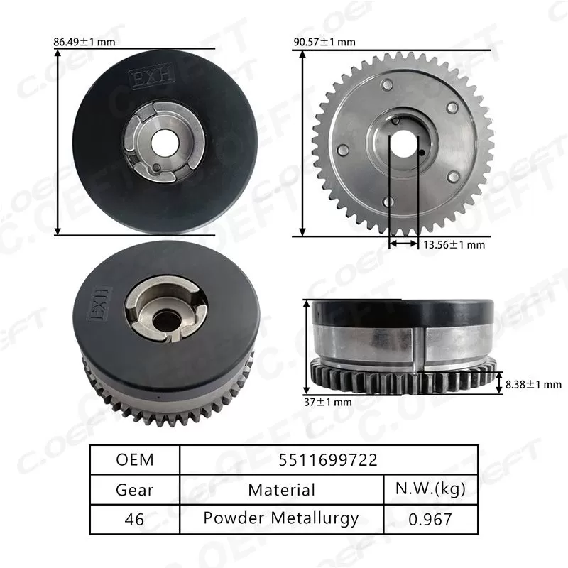 New Auto Parts VVT Timing Gear (Exhaust)  5511699722 for Lynk & Co.