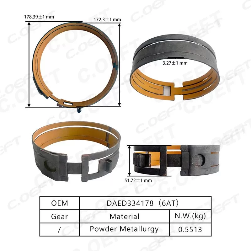 New  Auto Parts  B1 Transmission Brake Band DAED334178 for 6AT