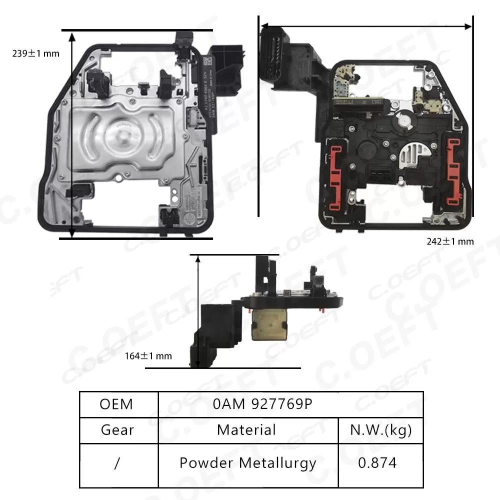Remanufactured Transmission Control Unit TCU TCM 0AM 927769P for Volkswagen Audi