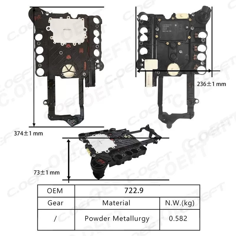 Refabricated Auto Parts Transmission Control Unit TCU TCM 722.9 for Mercedes Benz No. 3 Board