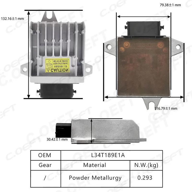 Remanufactured High Quality Transmission Control Module L34T189E1A for Mazda