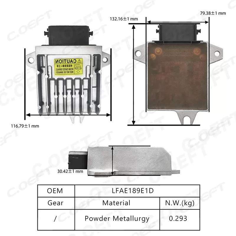 Refabrication High Quality Transmission Control Module LFAE189E1D for Mazda