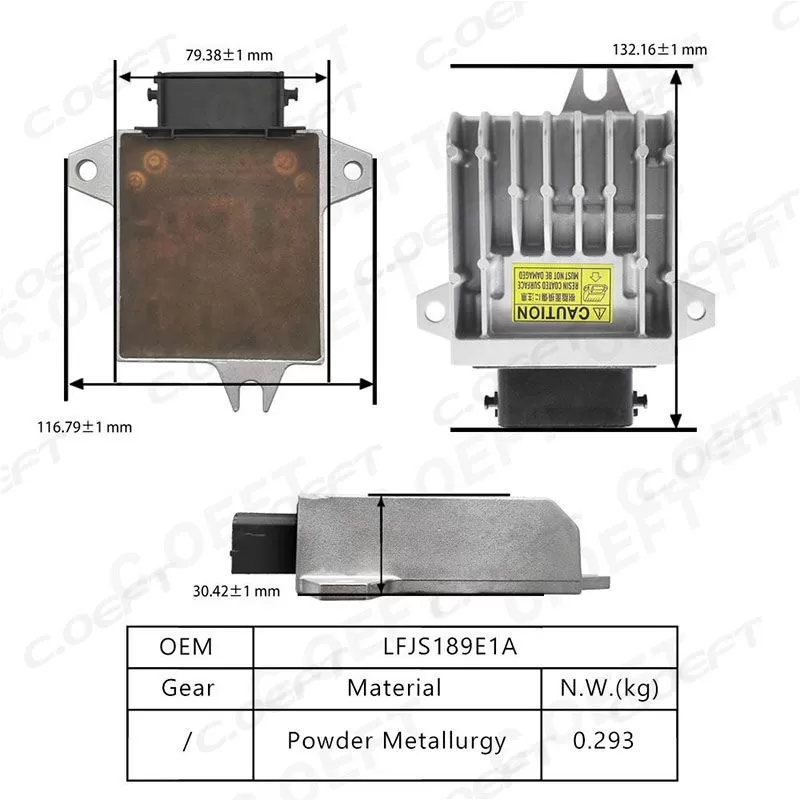 Refabrication High Quality Transmission Control Module LFJS189E1A for Mazda