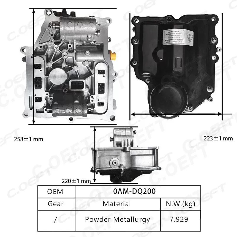 Factory Wholesale 0AM-DQ200 Mechatronics Integration Transmission Refabricated Gear Boxes for Volkswagen Audi
