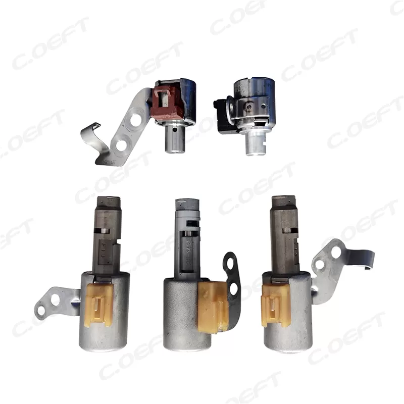 Refabricated Factory Wholesale Solenoid Valve Transmission Solenoid Set Genuine Solenoid Assy U140E U240E U241E 5PCS for Toyota