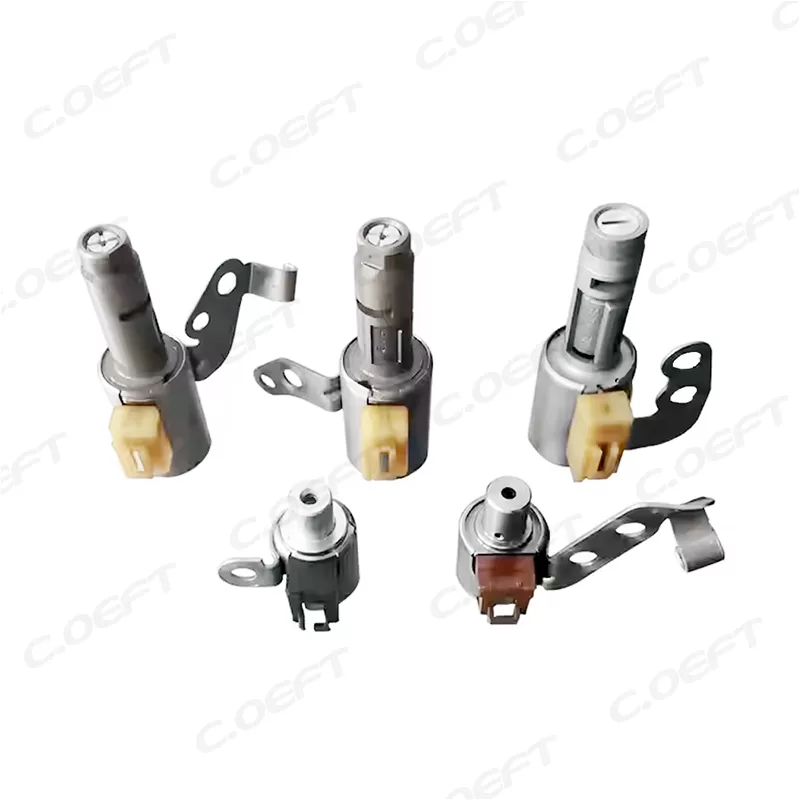 Refabricated Factory Wholesale Solenoid Valve Transmission Solenoid Set Genuine Solenoid Assy U140E U240E U241E 5PCS for Toyota