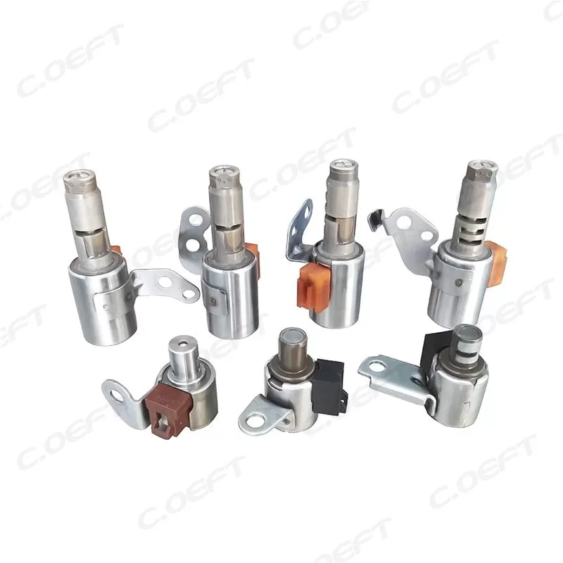 Rebuild Auto Parts Gearbox Solenoid Valve Genuine Solenoid Assy Gearbox Valve Kit U150E U151E U250E 7PCS/SET for Toyota Lexus