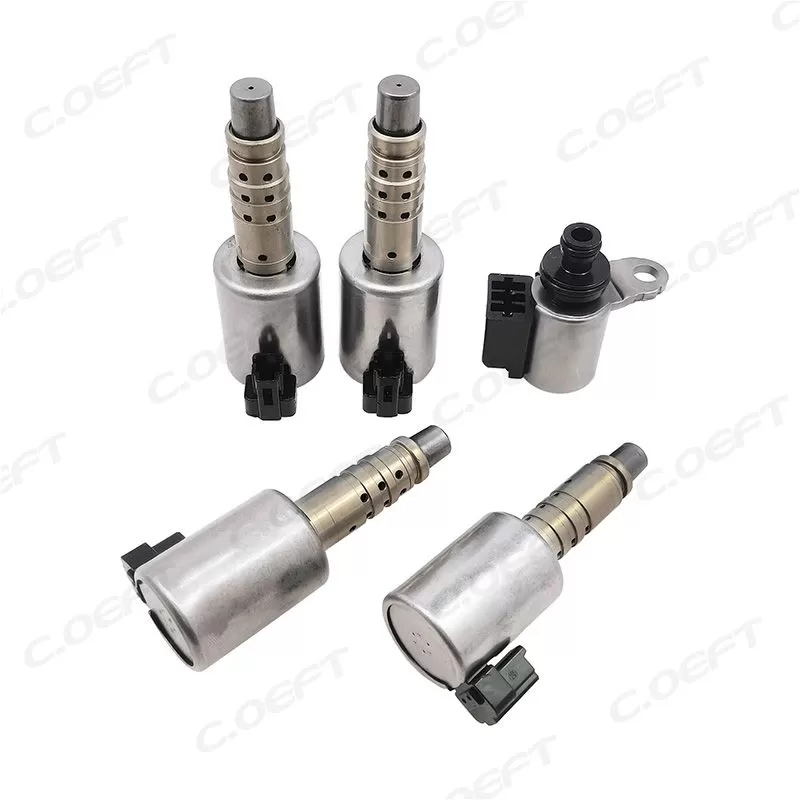 Refabrication High Quality Gearbox Valve Transmission Solenoid Set 5PCS/SET JF015 for Nissan X-Trail JF015