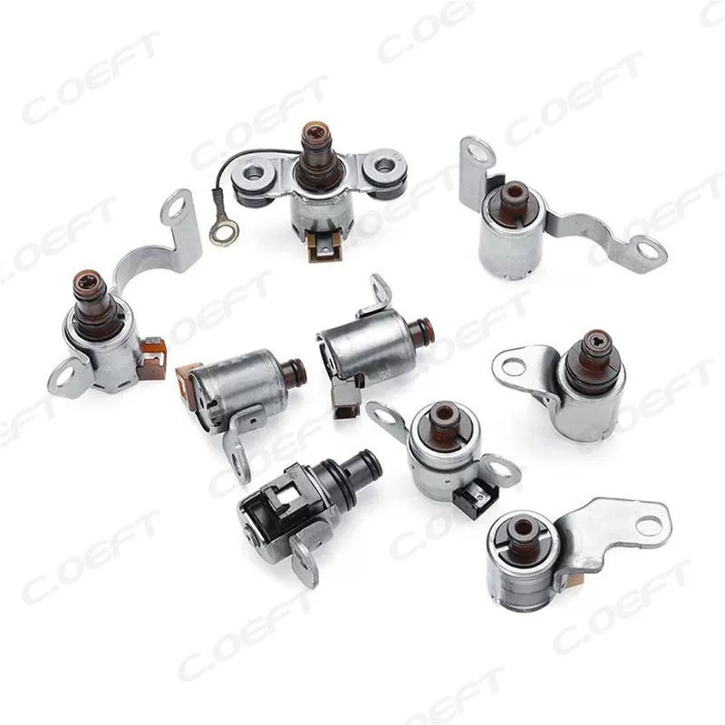 Remanufactured High Quality Transmission Solenoid Set Gearbox Valve Kit JF506E 9PCS/SET for Volkswagen
