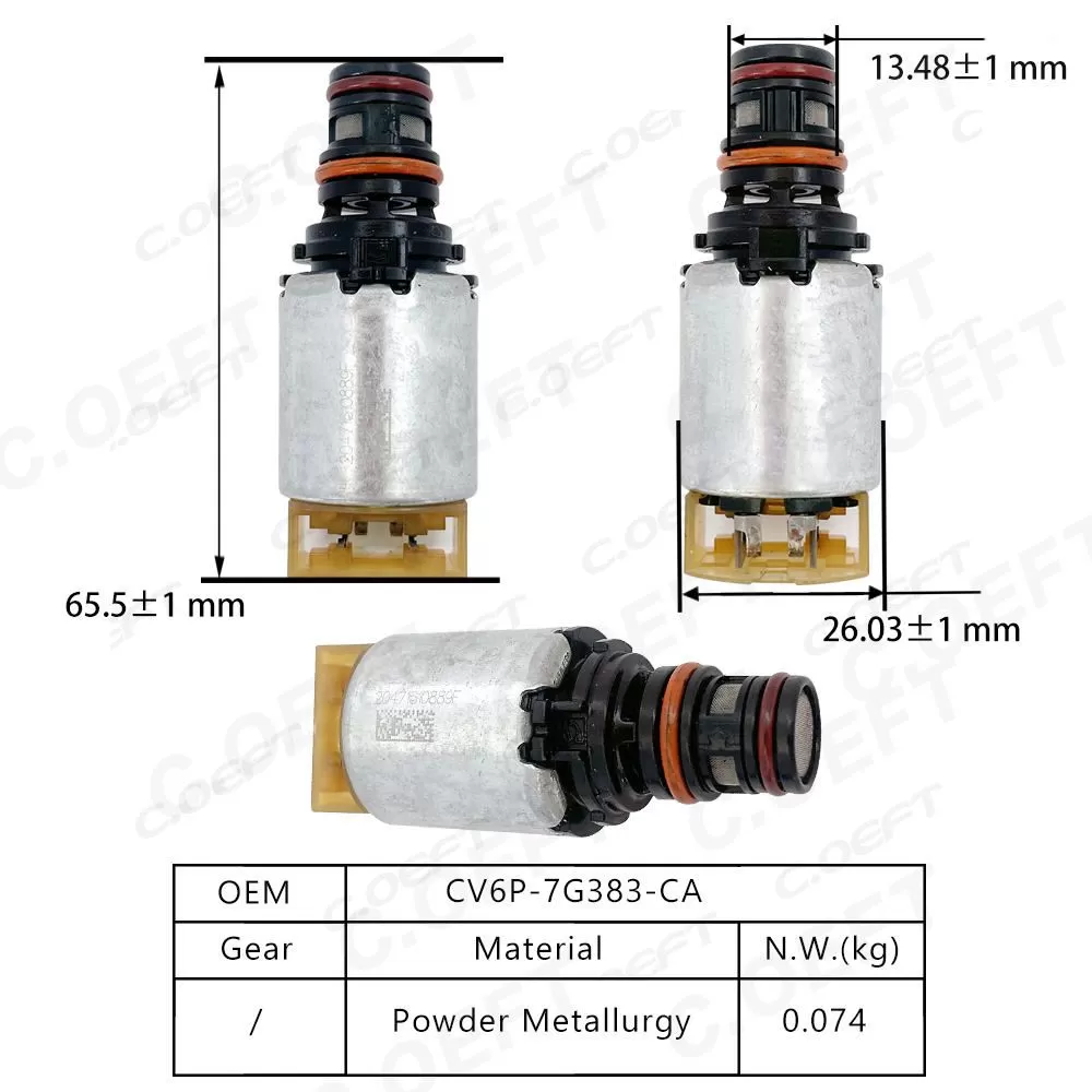 Remanufactured High quality Automatic Transmission Solenoid CV6P-7G383-CA 6F35 for Ford