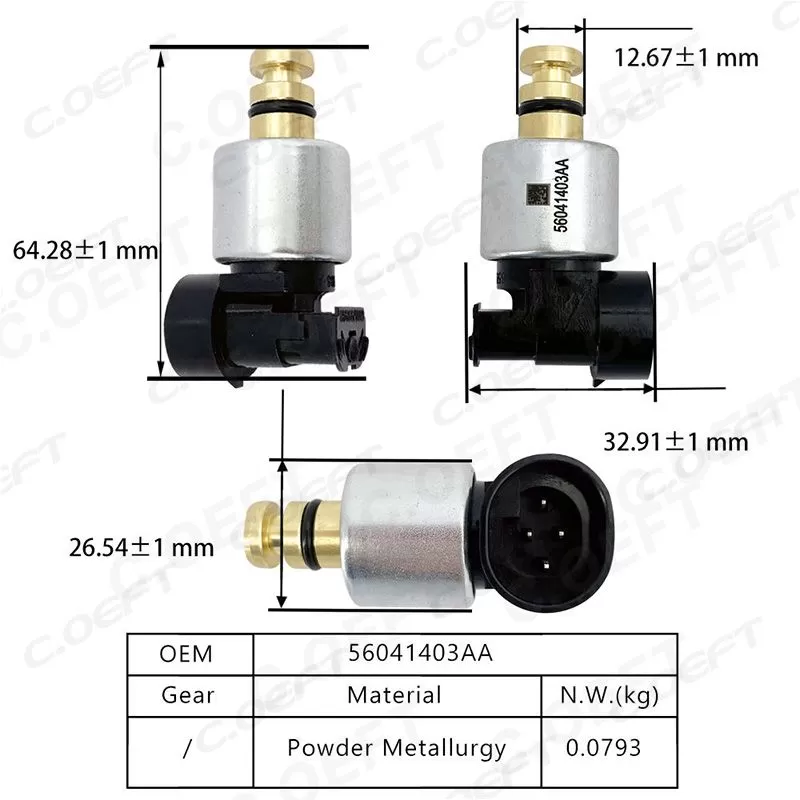 New Domestic Factory Wholesale Gearbox Solenoid Valve 56041403AA for JEEP Dodge Chrysler