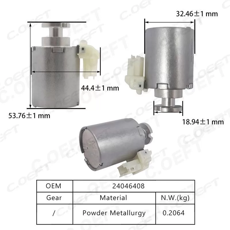 New Factory Wholesale Transmission Solenoid Valve 24046408 for Ford 9T50 10R80