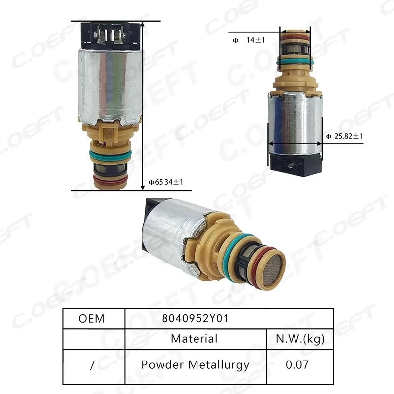 Remanufactured High Quality Automatic Transmission Solenoid Gearbox Solenoid Valve 8040952Y01 for Buick