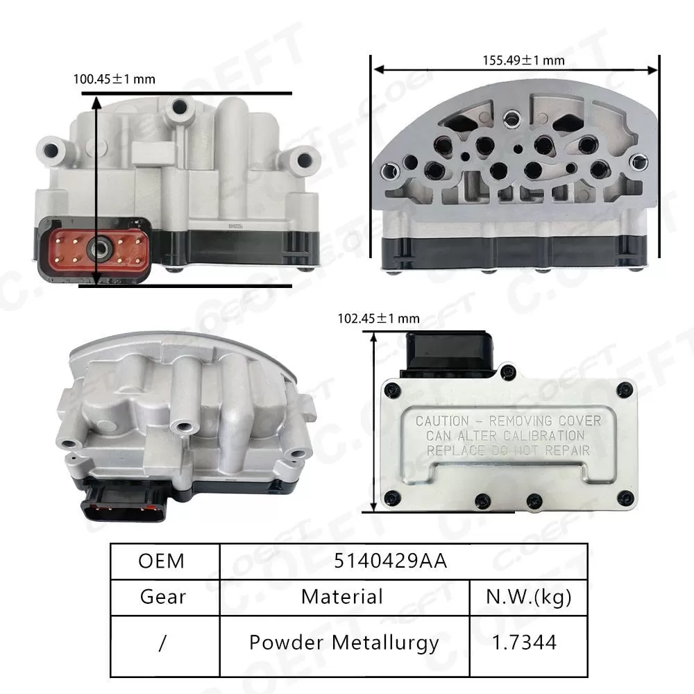 High Quality Refabricated Solenoid Gearbox Valve Transmission Parts 5140429AA Jeep for Dodge for Chrysler