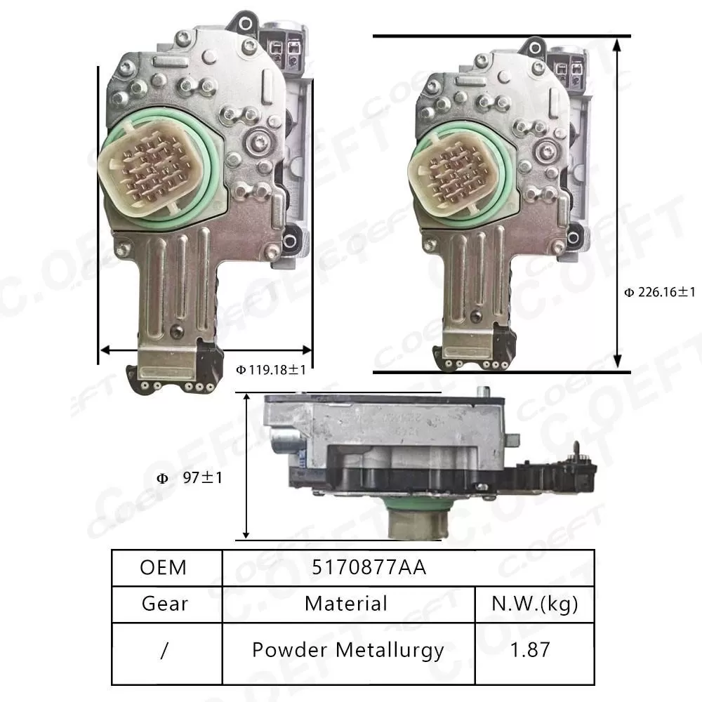 Wholesale Factory-Rebuilt 5170877AA Solenoid Valve Gearbox for Chrysler New Condition
