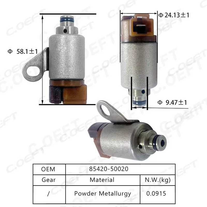 Rebuild Aftermarket Transmission Parts Transmission Control Solenoid Valve Transmission Gearbox Parts 85420-50020 for Toyota