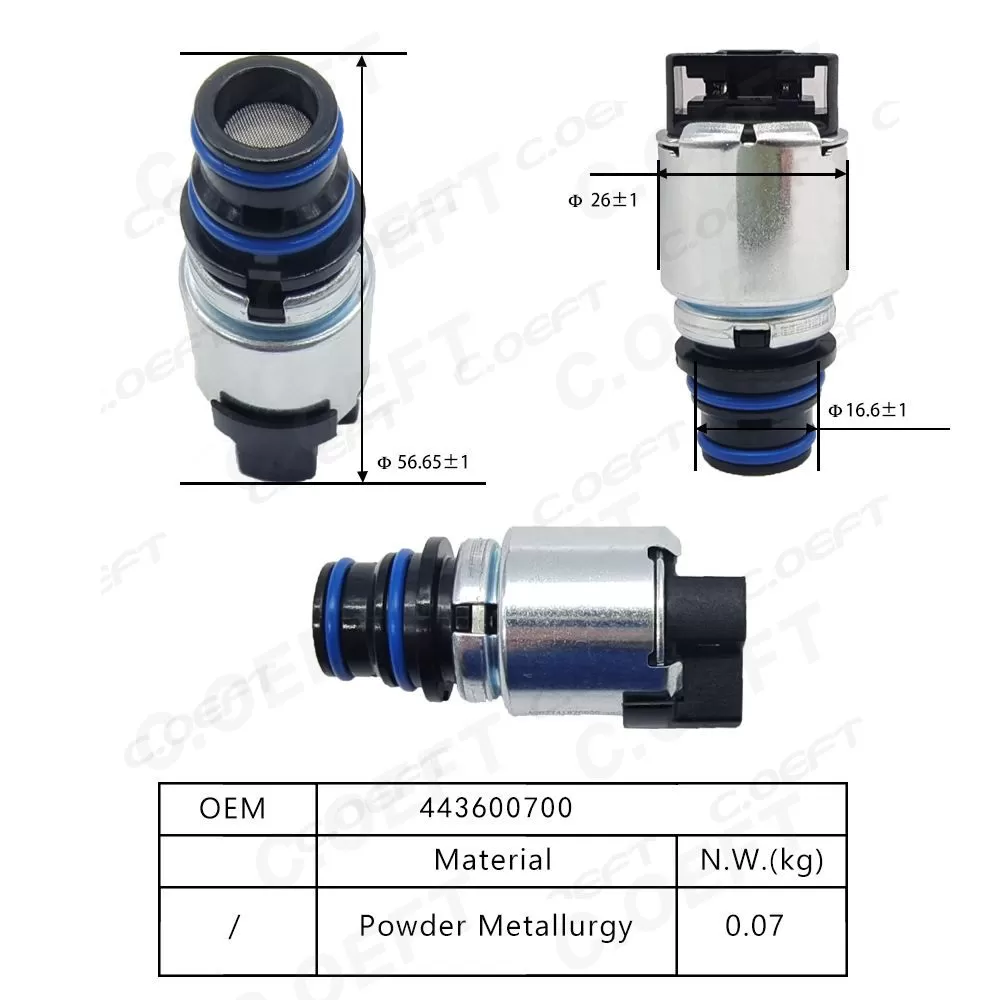 Refabricated High Quality Transmission Solenoid Valve Transmission Valve Transmission Gearbox Parts 443600700 for Buick